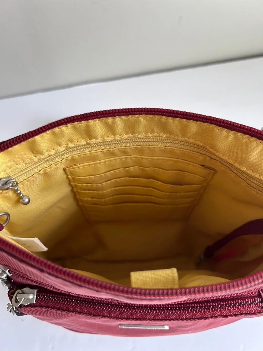Baggallini Crossbody Bag in Maroon Red